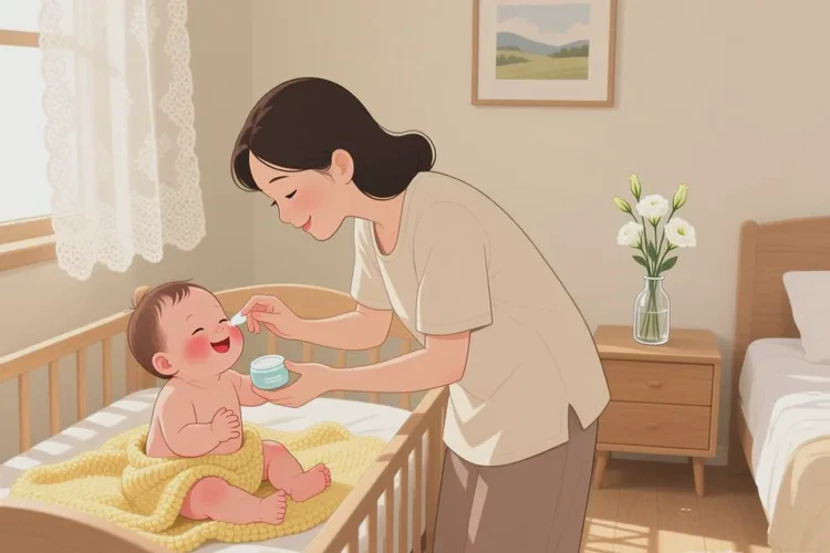 婴幼儿脖子有湿疹可以治愈吗(图1)