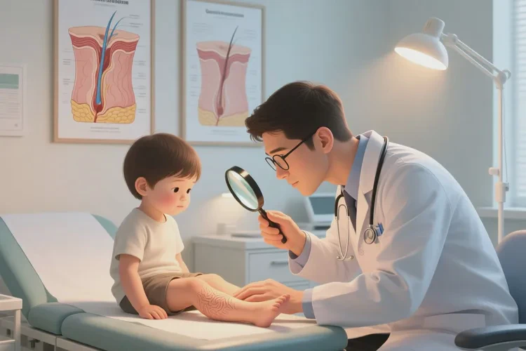 孩子小腿经常长湿疹可以治愈吗(图3)