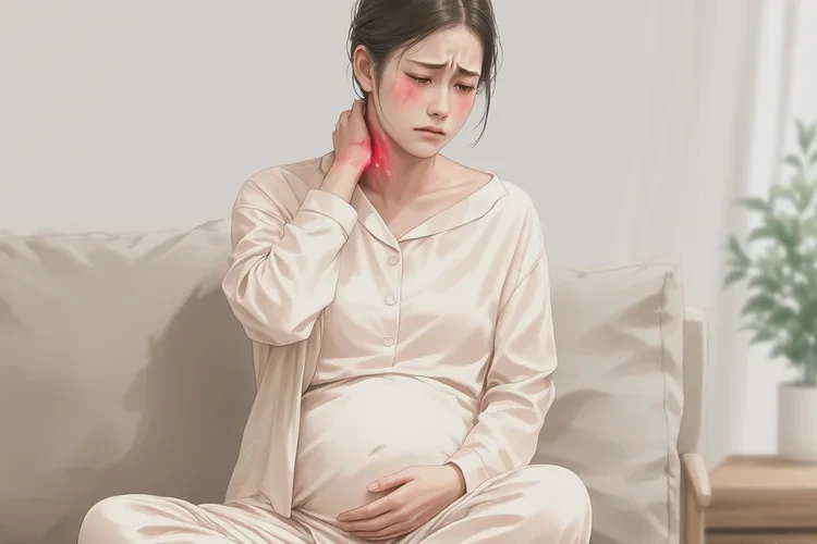 产妇脖子经常长湿疹可以治愈吗(图1)