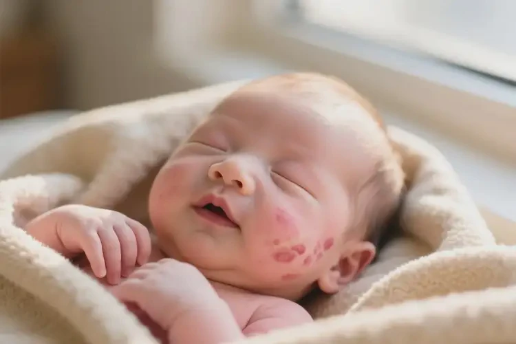 小儿脸上长湿疹能治好吗(图4)