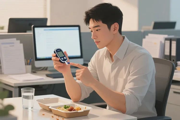 28岁晚餐血糖5.7是怎么回事(图1)