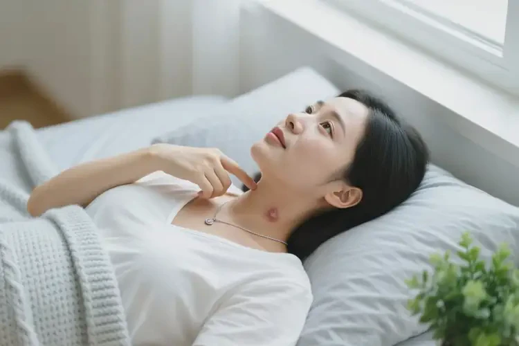 产妇脖子上偶尔长湿疹能治好吗(图3)