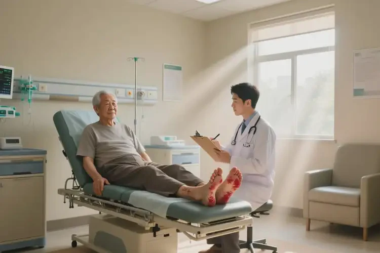 老人脚上经常起湿疹能治好吗(图3)