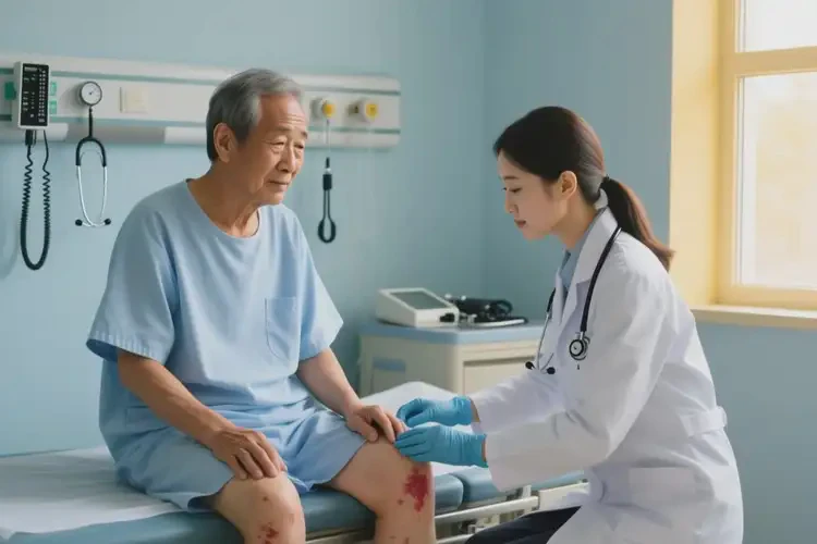 老人大腿出湿疹能治好吗(图1)