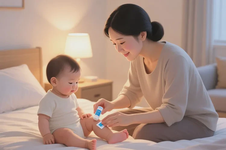 宝宝小腿偶尔长湿疹可以治愈吗(图2)