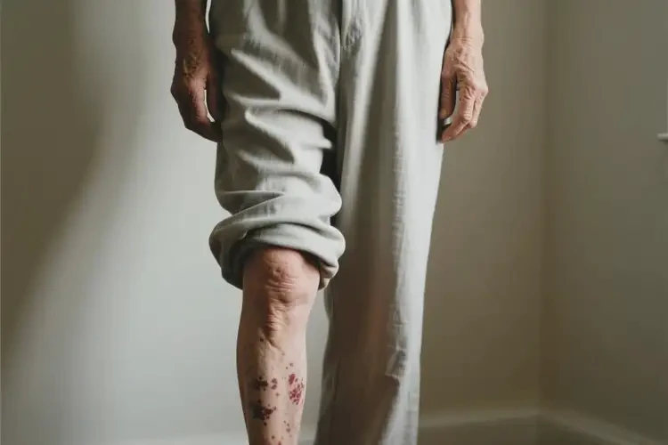 老年人大腿起湿疹能治好吗(图1)