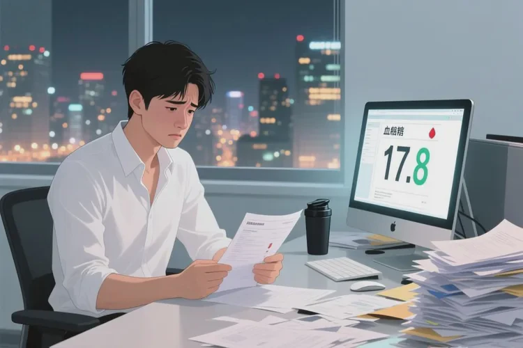 28岁空腹血糖17点8是怎么回事(图1)