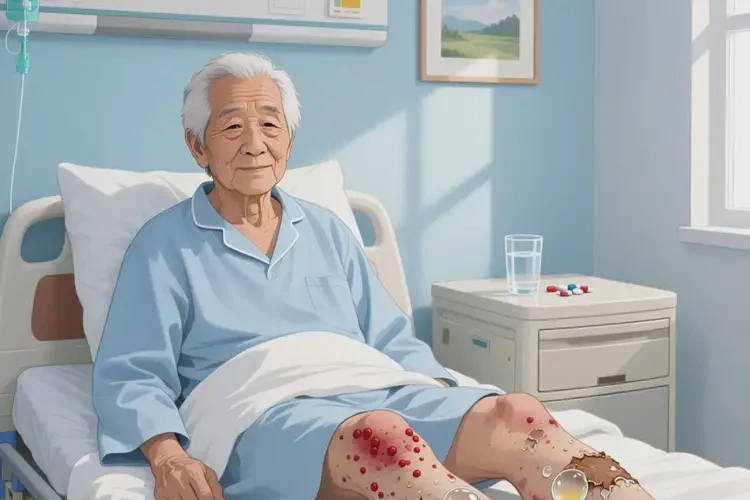 老人大腿起湿疹能治好吗(图2)