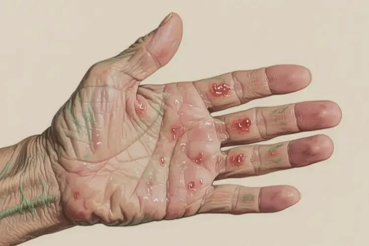 老人手上有湿疹能治好吗(图4)