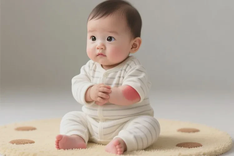 宝宝手臂上容易起湿疹可以治愈吗(图4)