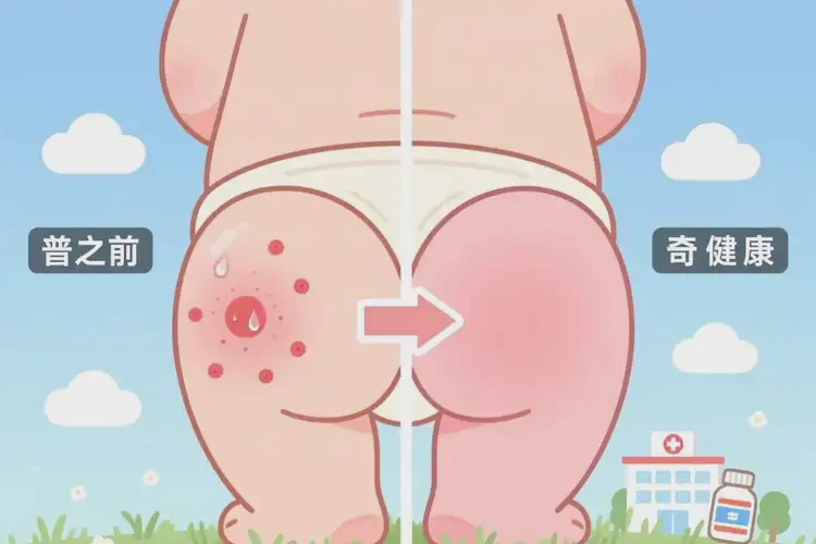 宝宝屁股上有湿疹能治好吗(图4)