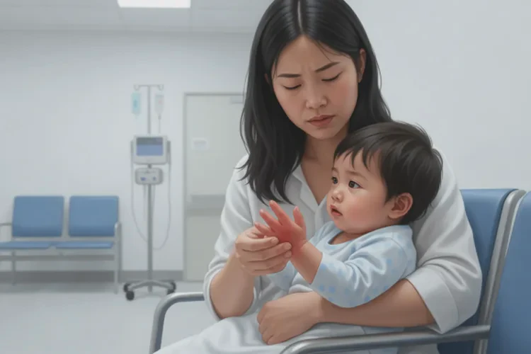 婴幼儿手上容易长湿疹可以治愈吗(图1)