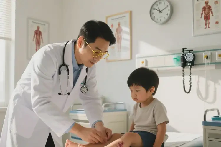 孩子小腿起湿疹能治好吗(图4)