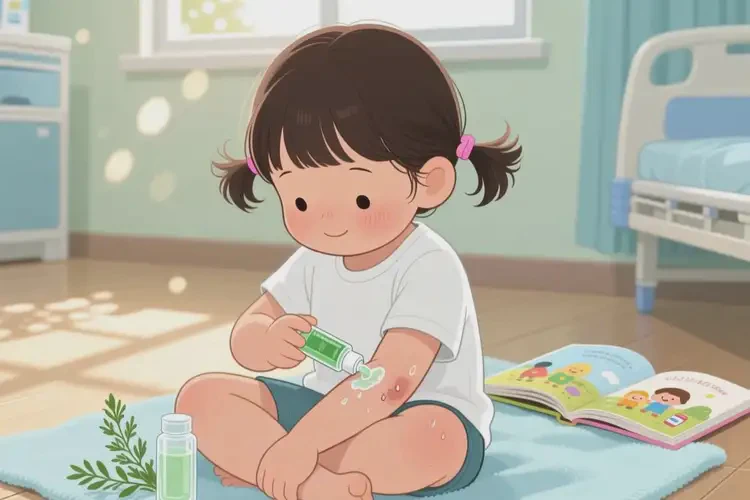 孩子手臂上偶尔长湿疹能治好吗(图3)