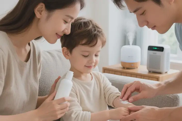 小孩面部出现湿疹能治好吗(图1)