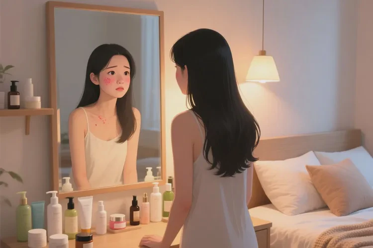 女人面部起湿疹能靠自己自愈吗(图1)