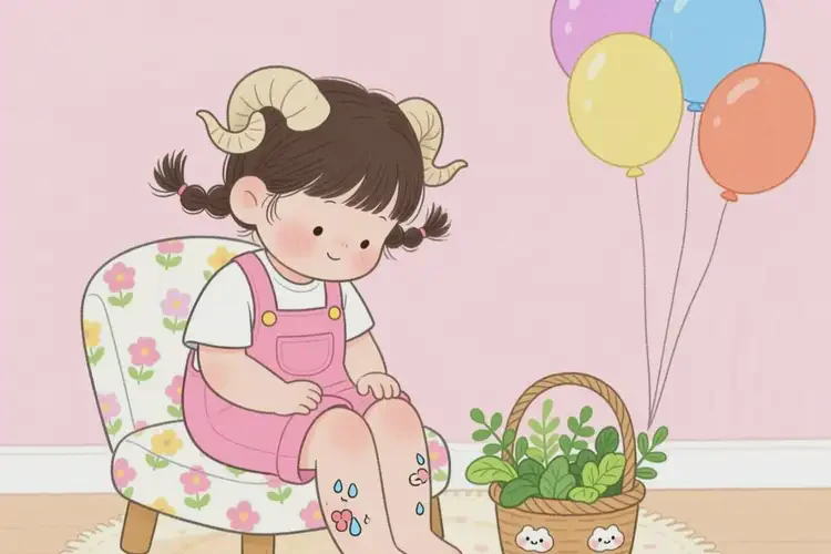 孩子小腿出现湿疹能治好吗(图3)