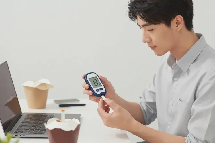 28岁空腹血糖7点1是怎么回事(图2)