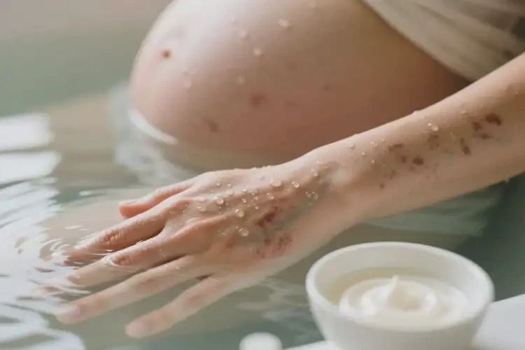 产妇手上起湿疹能治好吗(图2)