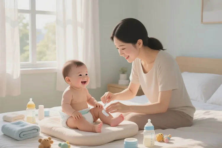 宝宝小腿出湿疹可以治愈吗(图1)