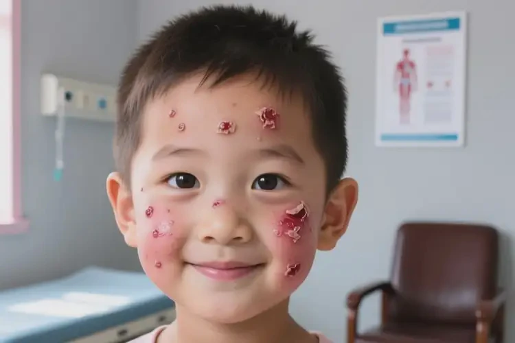 少儿脸上出现湿疹能治好吗(图3)