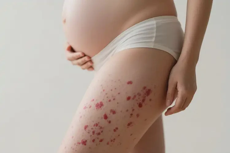 产妇小腿长湿疹能治好吗(图4)