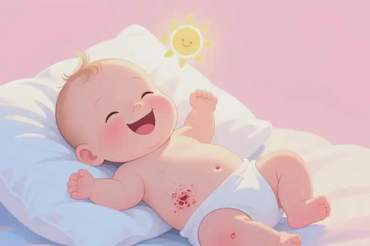 婴幼儿肚子上长湿疹能治好吗(图1)