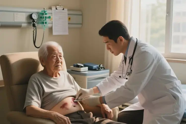 老人肚子经常长湿疹能治好吗(图1)