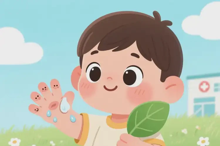 少儿手上偶尔起湿疹能治好吗(图1)