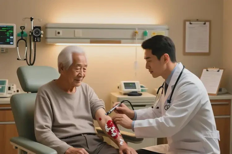 老人手臂上有湿疹能治好吗(图3)