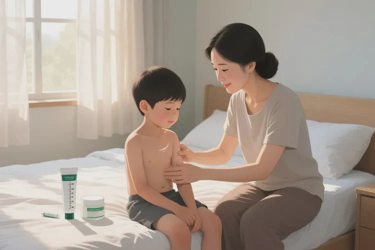 孩子脸上经常起湿疹可以治愈吗(图3)