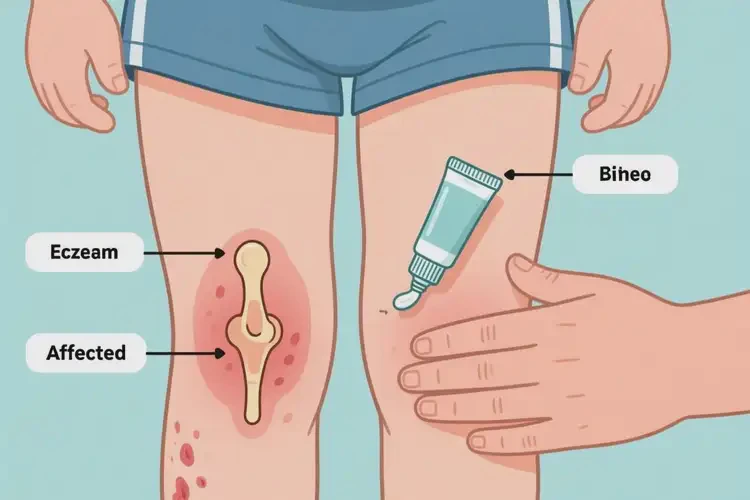 小孩大腿上经常起湿疹能治好吗(图3)