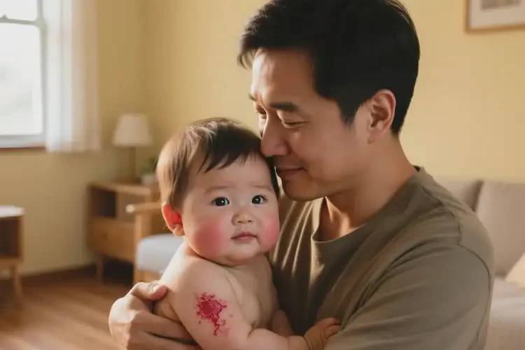 小孩脖子经常起湿疹不管它会自己痊愈吗(图2)