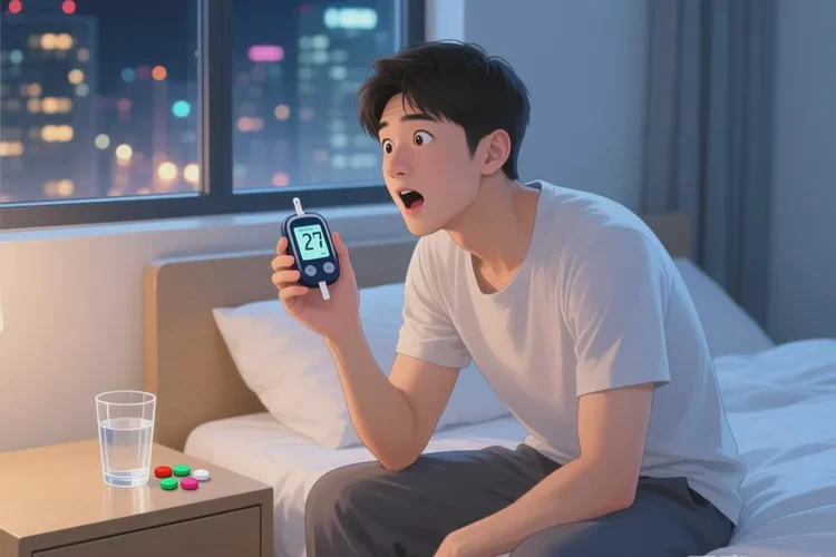 27岁睡前血糖20点1是怎么回事(图1)