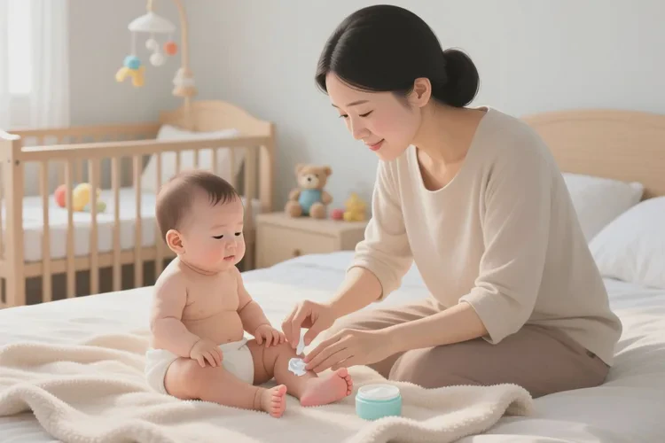 婴儿脚上有湿疹可以治愈吗(图1)