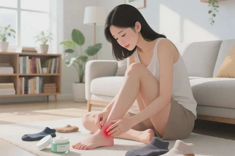 女人脚上偶尔起湿疹能靠自己自愈吗(图1)