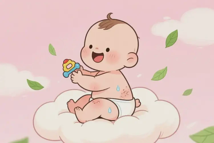 孩子屁股上起湿疹能治好吗(图3)