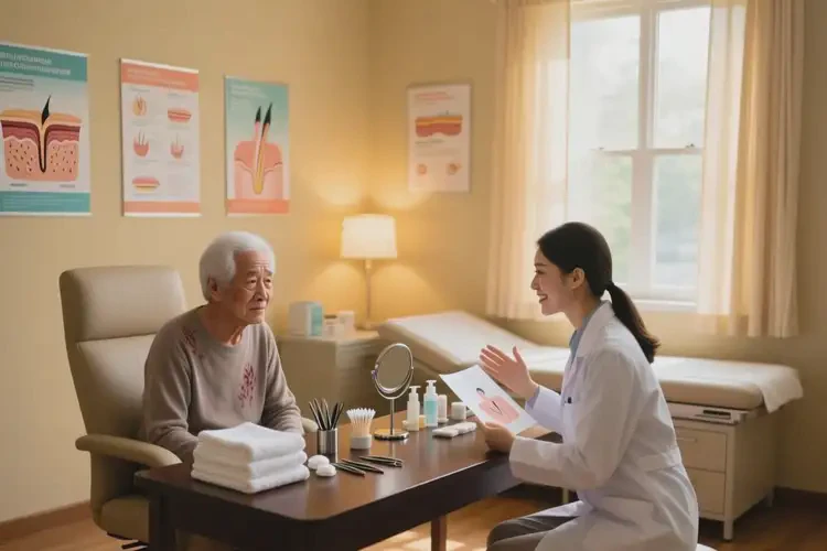 老年人脸上有湿疹能治好吗(图4)