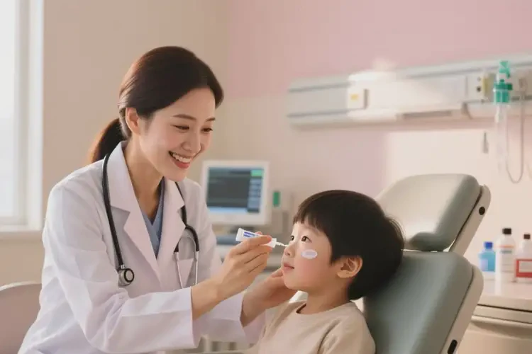 儿童脸上偶尔起湿疹能治好吗(图4)