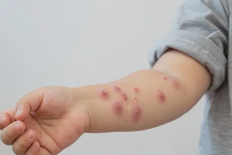 小孩手臂起湿疹能治好吗(图4)