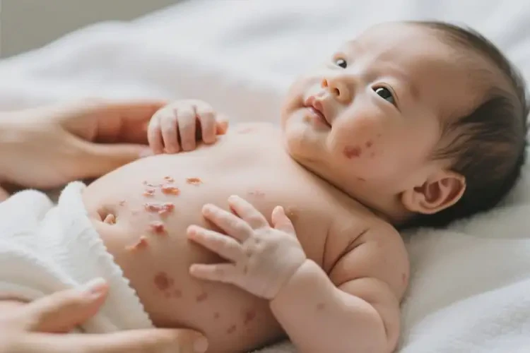 婴儿肚子上出现湿疹能治好吗(图4)