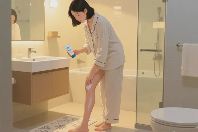 女人小腿上长湿疹能靠自己自愈吗(图2)