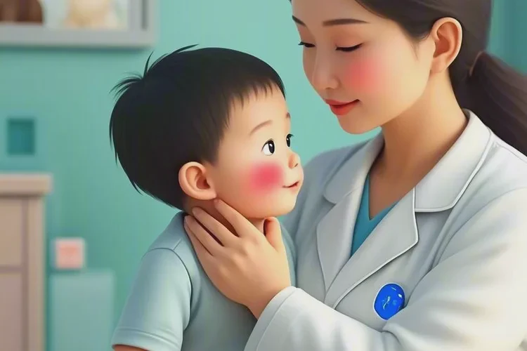 小儿脸上容易长湿疹可以治愈吗(图1)