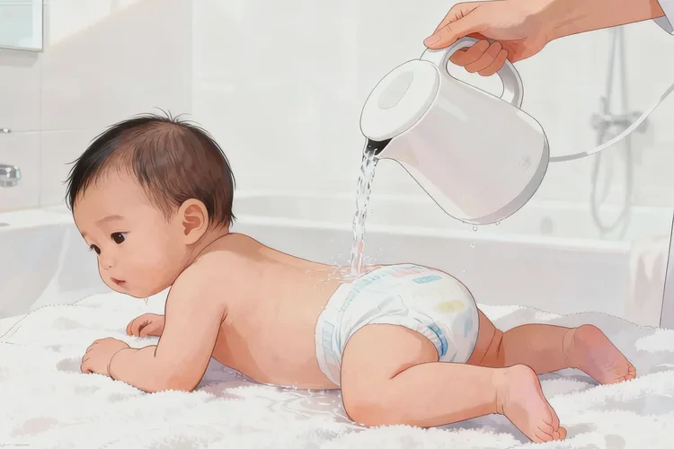 婴儿屁股上长湿疹可以治愈吗(图2)