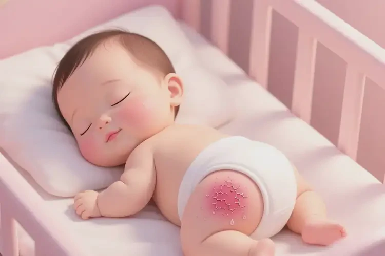 婴幼儿屁股上出湿疹可不可以彻底自愈(图1)