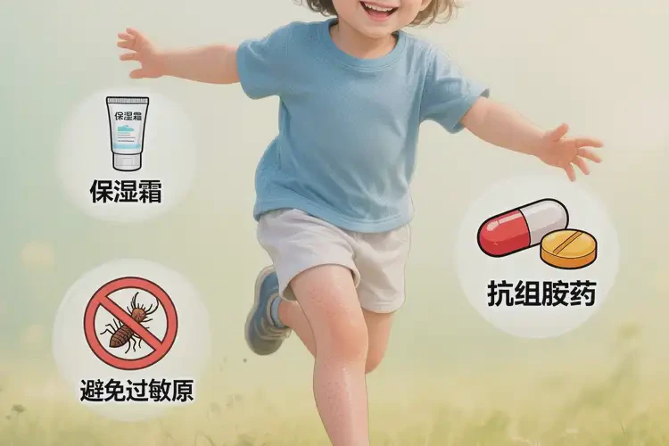 儿童大腿偶尔长湿疹能治好吗(图1)