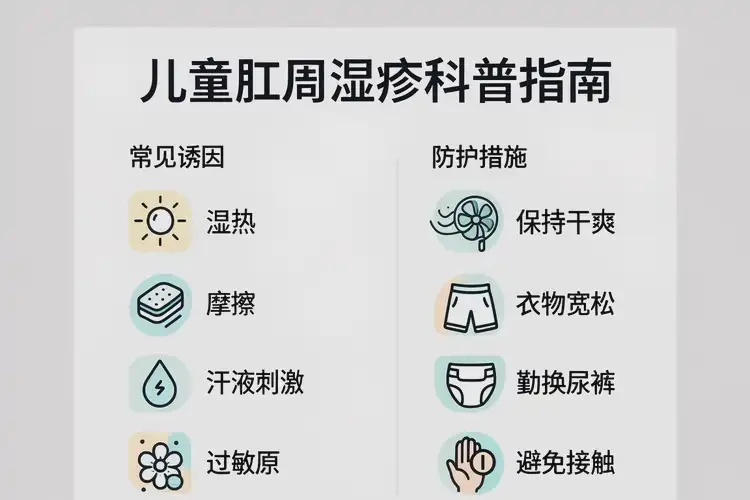 儿童肛周长湿疹能治好吗(图1)
