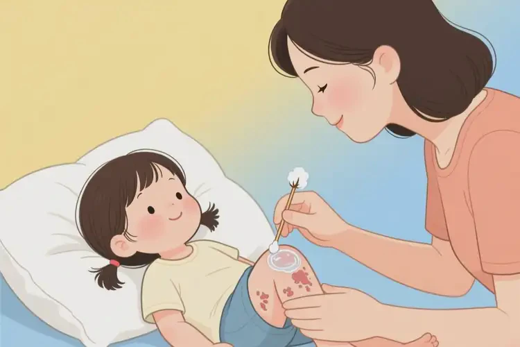 小孩大腿长湿疹能治好吗(图3)