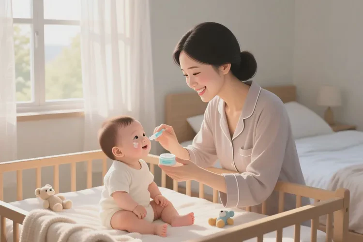 小孩面部长湿疹可以治愈吗(图1)