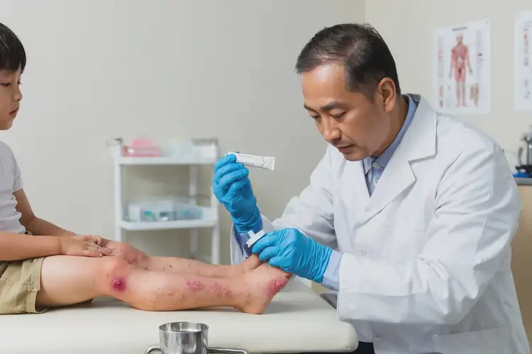 儿童大腿经常起湿疹能治好吗(图3)